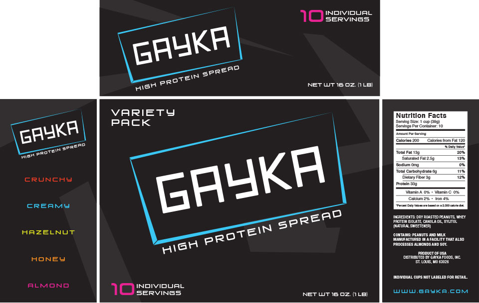 GAYKA variety pack packagaing