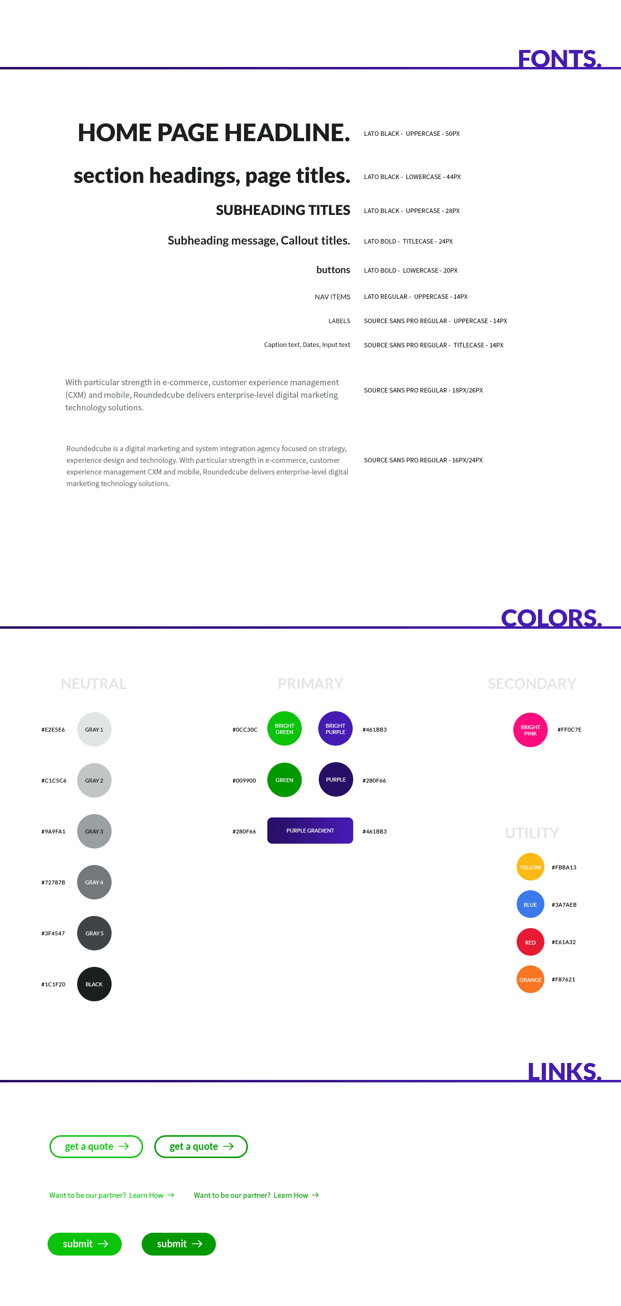 Roundedcube Styleguide