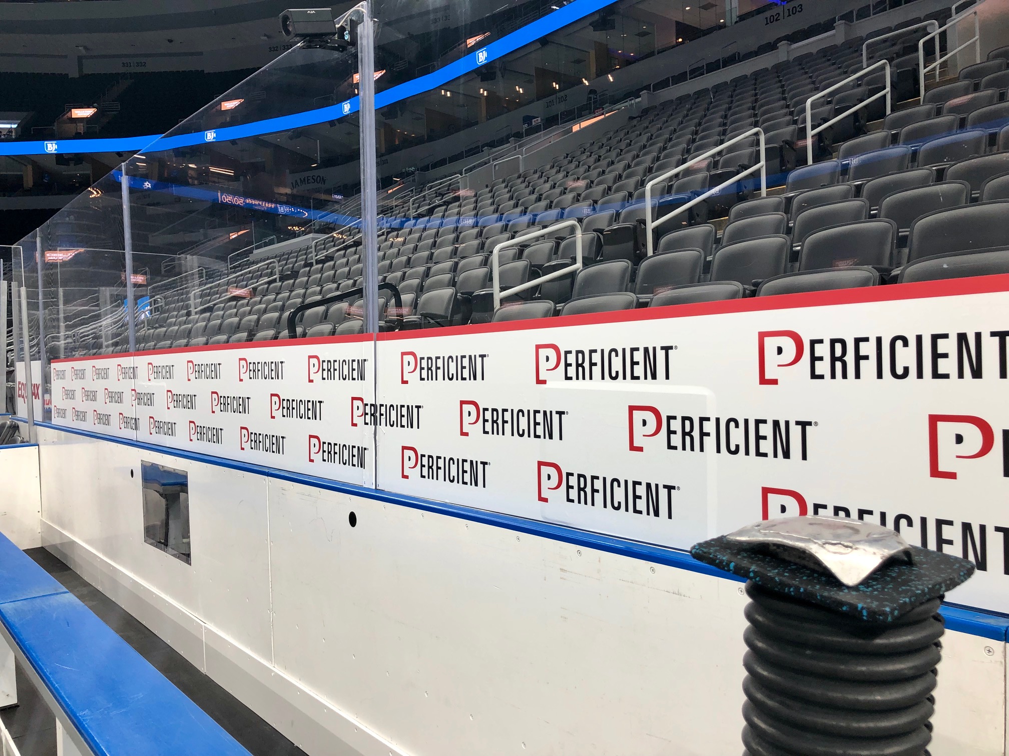 St. Louis Blues Bench Signage